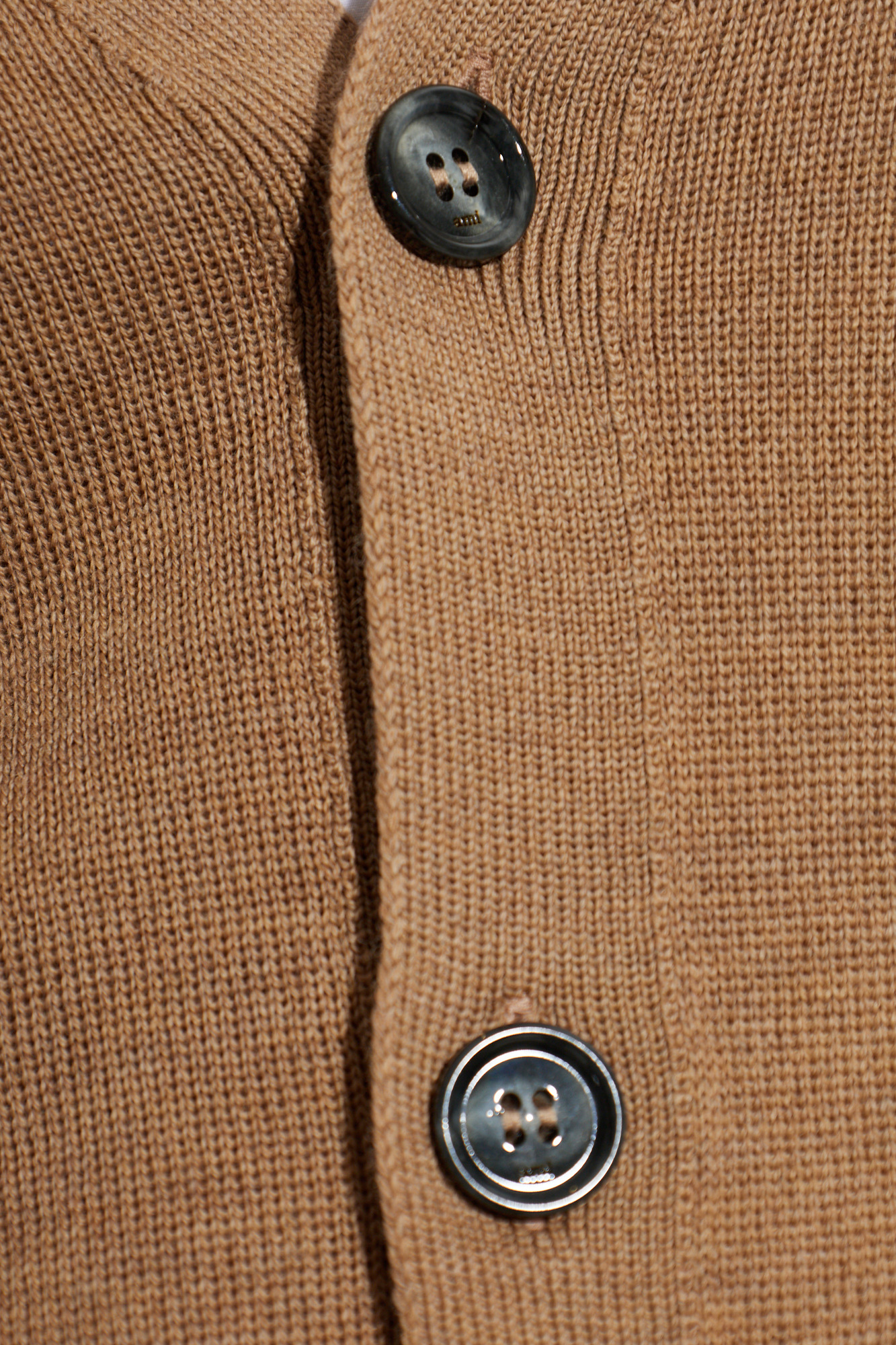 Ami Alexandre Mattiussi Wool cardigan with embroidered logo